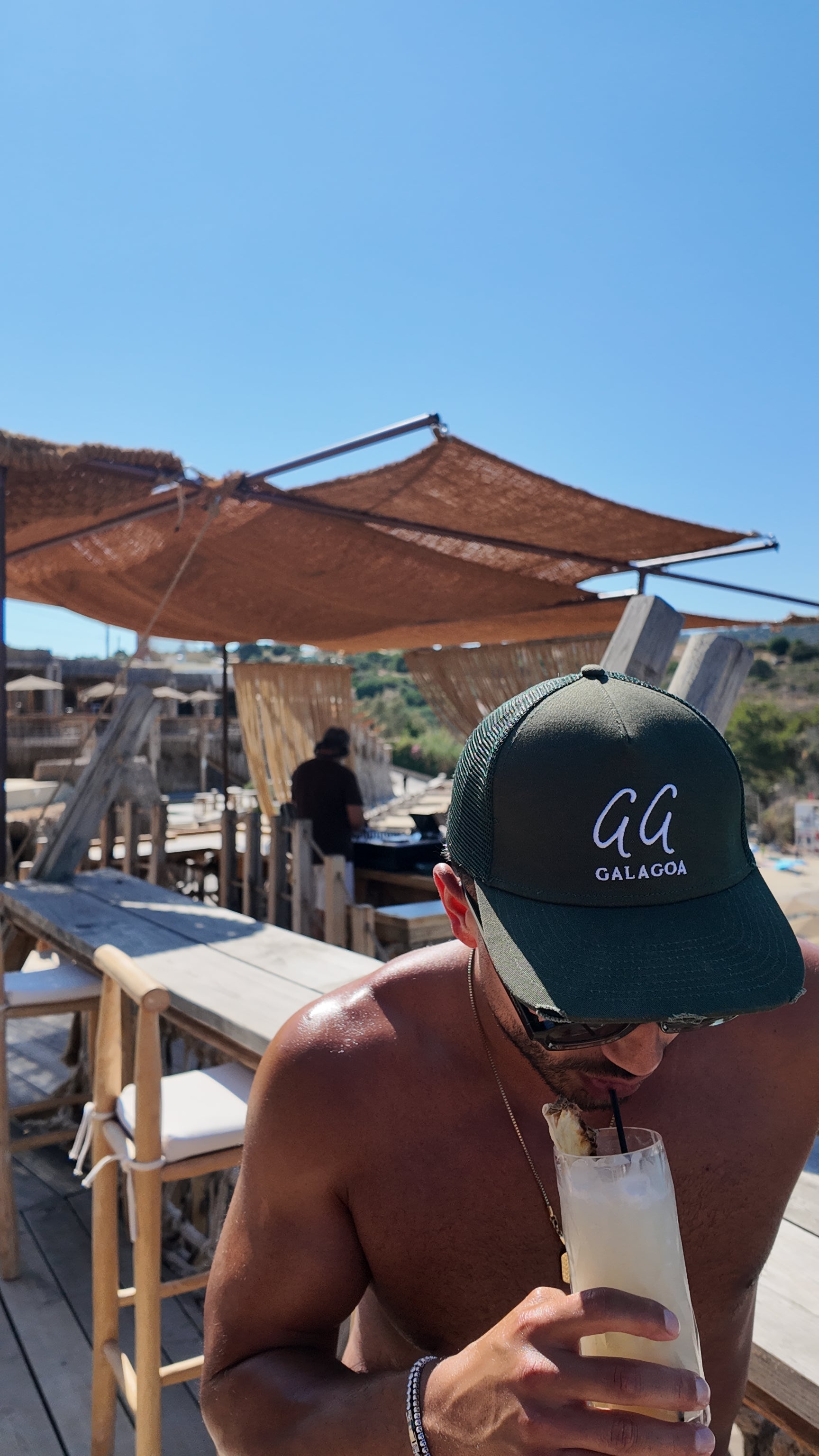 GALAGOA Original Trucker Cap in Khaki